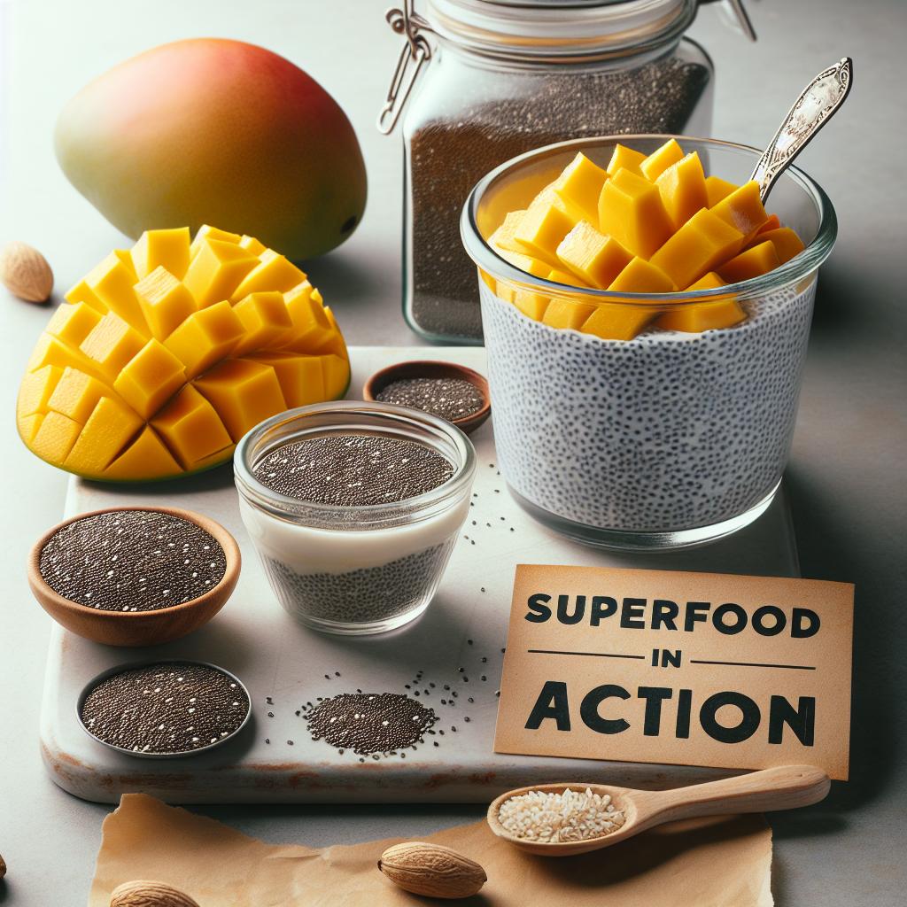 Chia svačina zdravě: Chia pudink s mangem - superpotravina v akci 2 Suroviny potřebné pro Chia svačinou zdravě: Chia pudink s mangem - superpotravina v akci