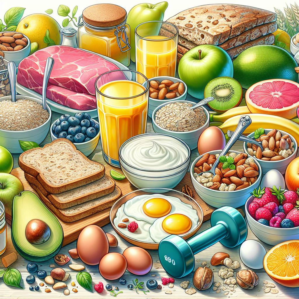 Ingredience potřebné pro lehkou snídani na cvičení: Palivo pro vaše svaly