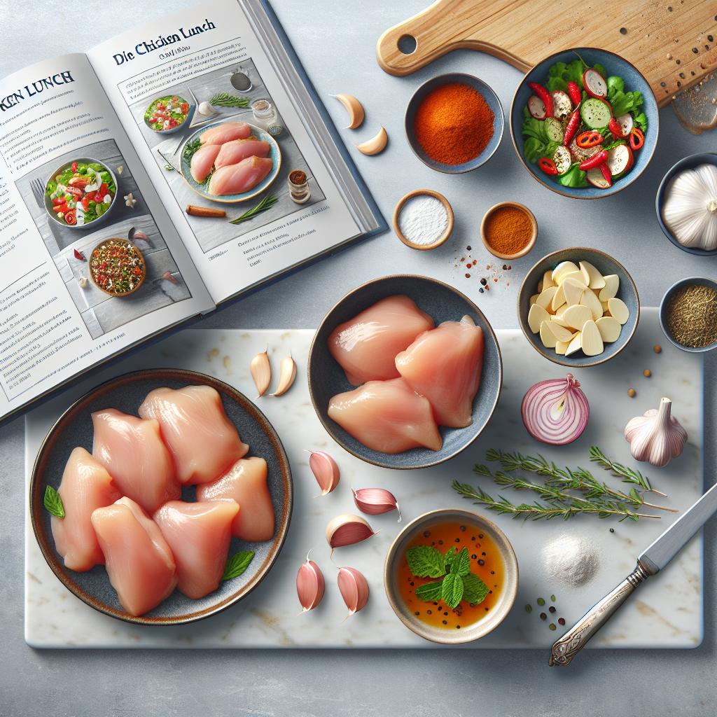 Složení potřebné na⁢ dietní oběd kuřecí maso: Šťavnaté medailonky s tajnou ​omáčkou