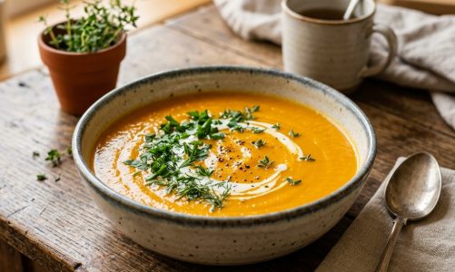 Dietní večeře žaludek: Uklidňující polévka pro citlivý žaludek
